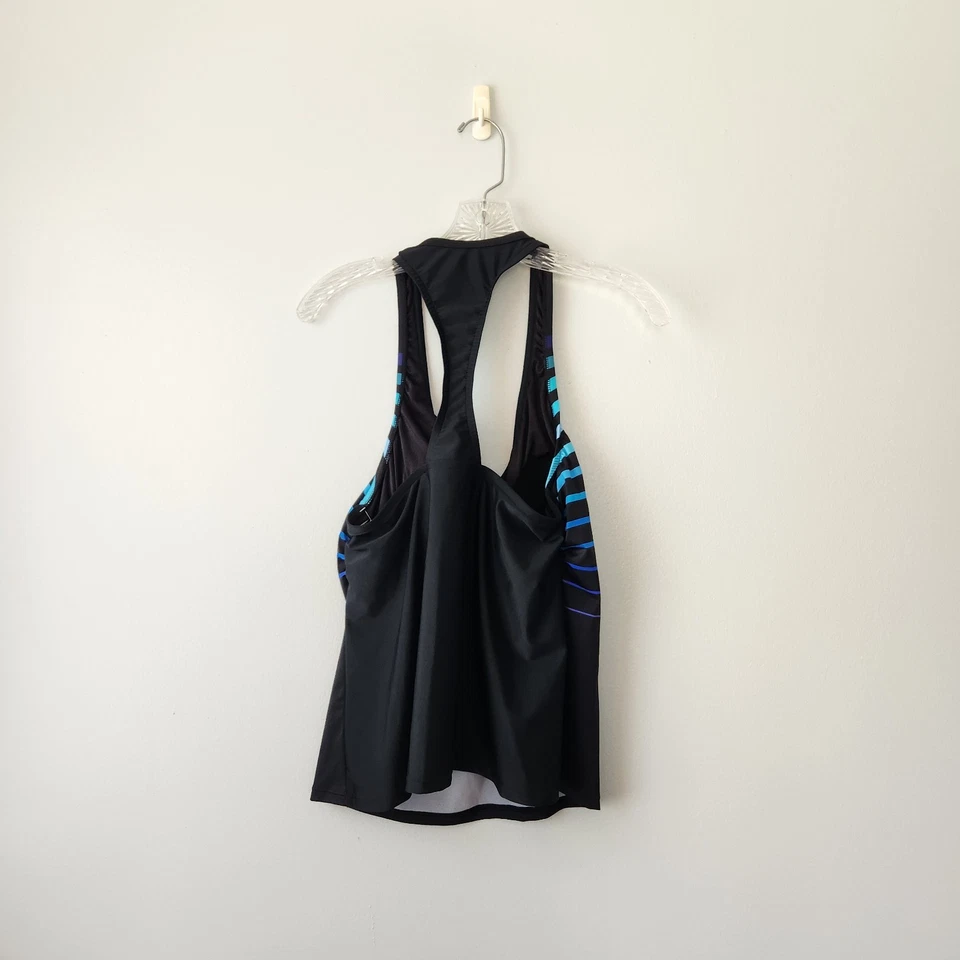 Купальник-танкини Maxine of Hollywood женский топ 14 черная полоса пляж круиз богемное - Изображение 4 из 4