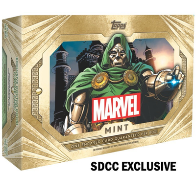 2025 TOPPS MARVEL MINT BOX (1 Encased/10 Cards) SDCC Exclusive