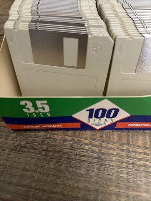 1.44 MB 3.5'' HD floppy disks diskettes lot of 78 - Unbranded