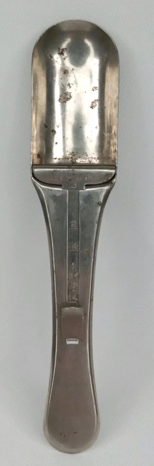 MCM Measuring Spoon Sliding Mechanism Adjustable Tool 1950s Kitchen Utensil - Image 2 of 4