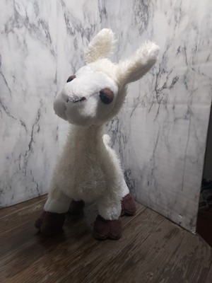 Ganz Webkinz Cream Llama HM432 No Code Plush Stuffed Animal 11 