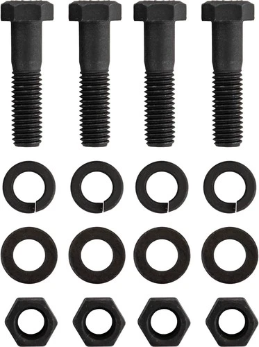 Replacement Pintle Hook/Combination Hitch Mounting Kit, Four 1/2". x 2" Grade 8