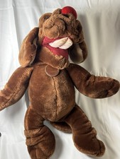 Vintage Ganz Wrinkles The Dog Talking 18" Plush Hand Puppet Toy Untested