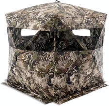 VC180 3-Person Ground Blind with Panoramic Windows for Hunting