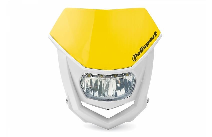 Polisport Headlight Mask Halo LED White/Yellow