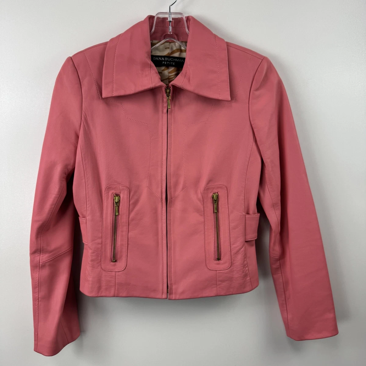 Dana Buchman Coats, Jackets & Vests Leather Outer Shell for Women