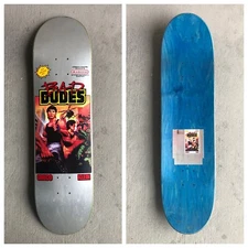 JK Industries Bad Dudes 8.25 Skateboard Deck Jeremy Klein Jim Greco Hook Ups