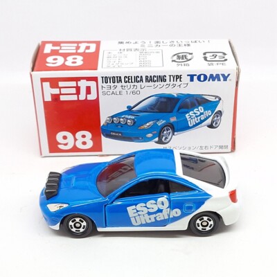 TOMICA 98 TOYOTA CELICA RACING TYPE 1/60 TOMY DIECAST CAR NEW (A