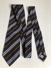 Men's BURBERRY LONDON Striped Silk Neck Tie Made In TALY 58.5 x 3.5
