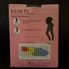 NEW Spanx Assets by Sara Blakey maternity leggings size 4, slate gray,