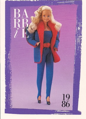 Barbie Fashion Collectable Card - Card No. 205: 1986 - Twice As Nice Reversibles