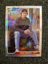 2023 Bowman’s Best 1992 Bowman by Randy Johnson Max Muncy (RC) Oakland Athletics
