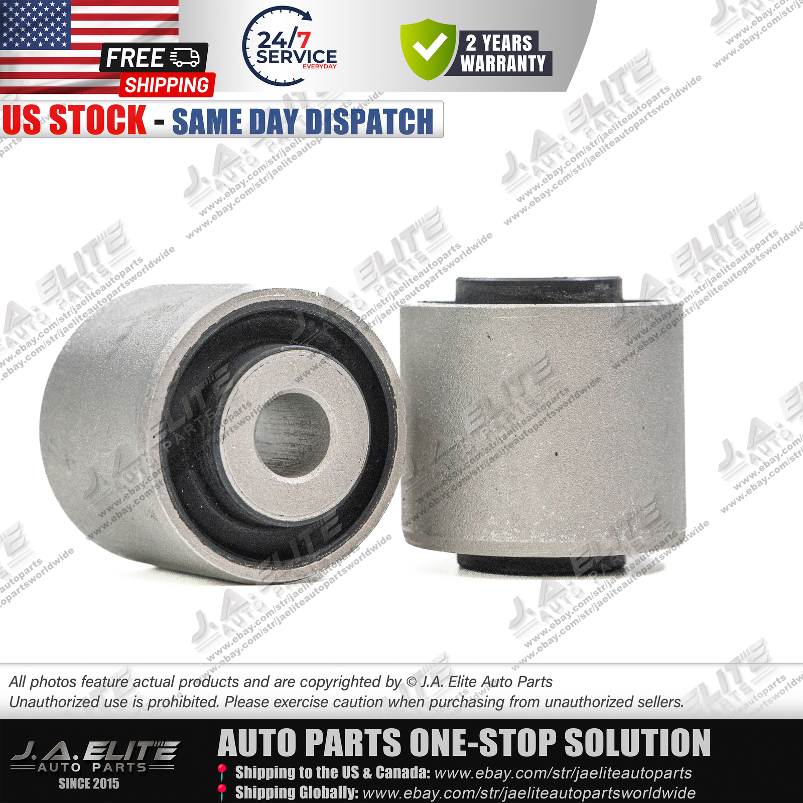 2pcs Front Lower Control Arm Bushing (Small) fit Bentley Mulsanne 3W0407181A