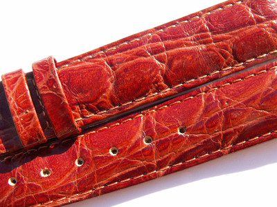 ZENITH LEATHER BAND STRAP BROWN 17 MM 73/110 NEW Z17-02