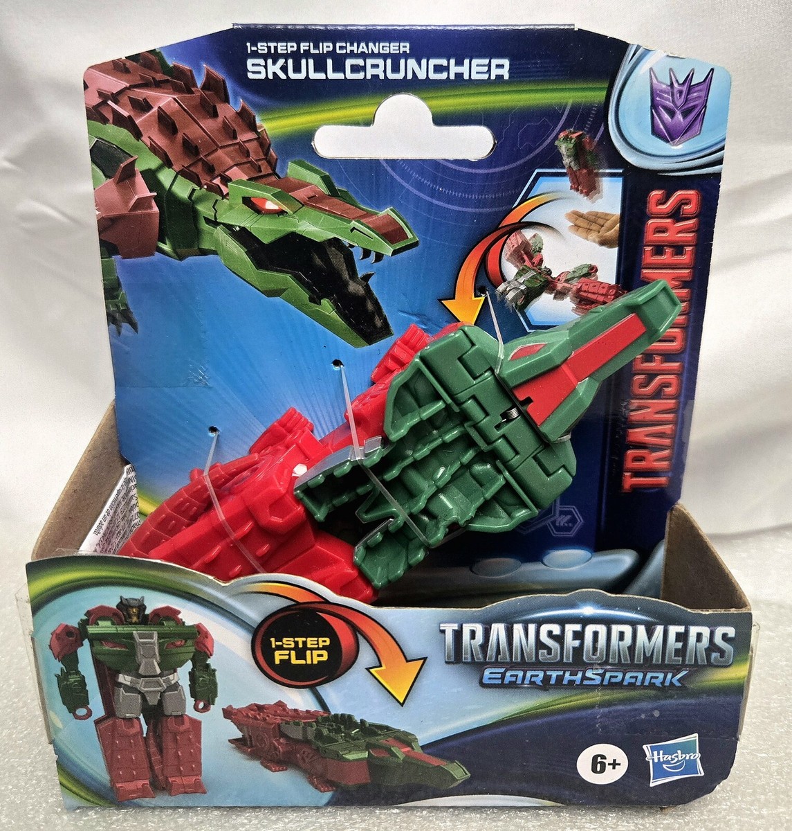 SKULLCRUNCHER Earthspark 1-Step Flip Changer 2024 Decepticon