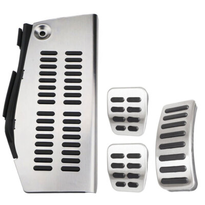 Pedale + Fußstütze HAND- SCHALTUNG für VW Golf 4 IV MK4 Bora New Beetle Silber