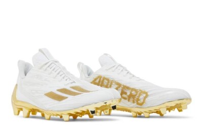 Adidas Adizero 12.0 White Gold Metallic GX5122 Men's size 10 US