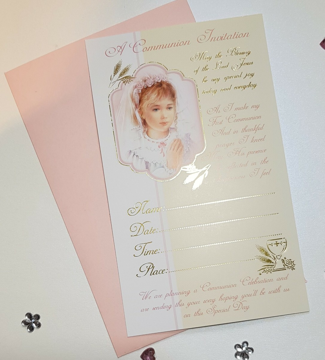 First Holy Communion Invitations, Pack of invitations