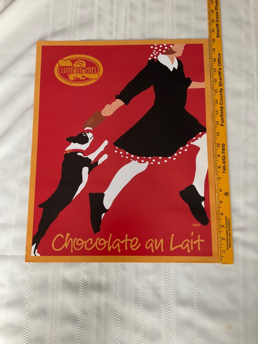 Johanna Kriesel - Original Art Deco Poster - “Chocolate Au Lait