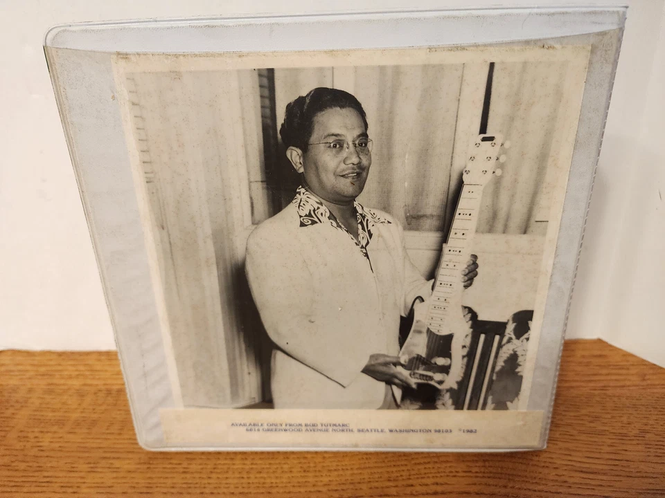 VTG Hawaiian Guitar SOL HOOPII: From Personal Collection Bud Tutmarc~9 Cassettes Foto 2 de 4