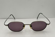 Vintage Zimco Gray Oval Metal Sunglasses USA FRAMES ONLY