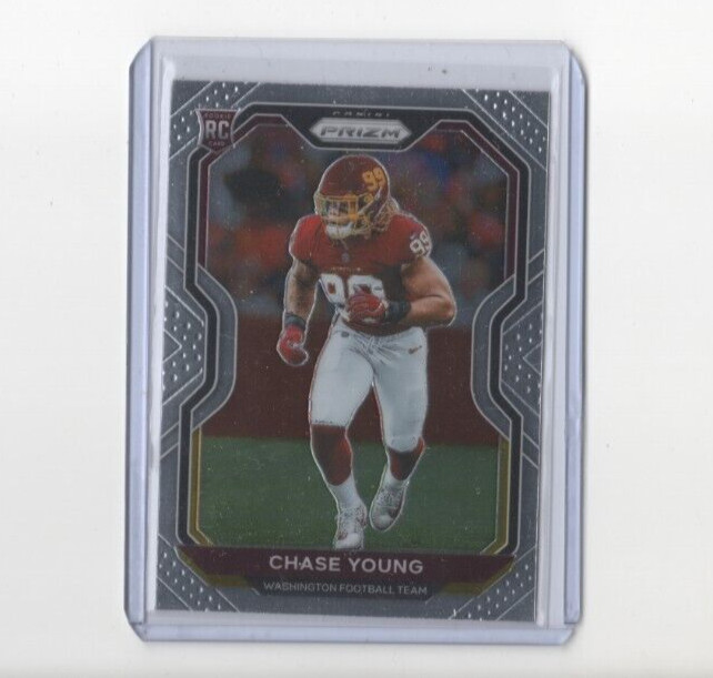 2020 Panini Prizm Base Chase Young Rookie Card #383 Washington RC Defensive End