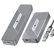 M.2 NVMe SSD Enclosure Case USB 4 Compatible with Thunderbolt 3/4 UASP 10 40Gbps