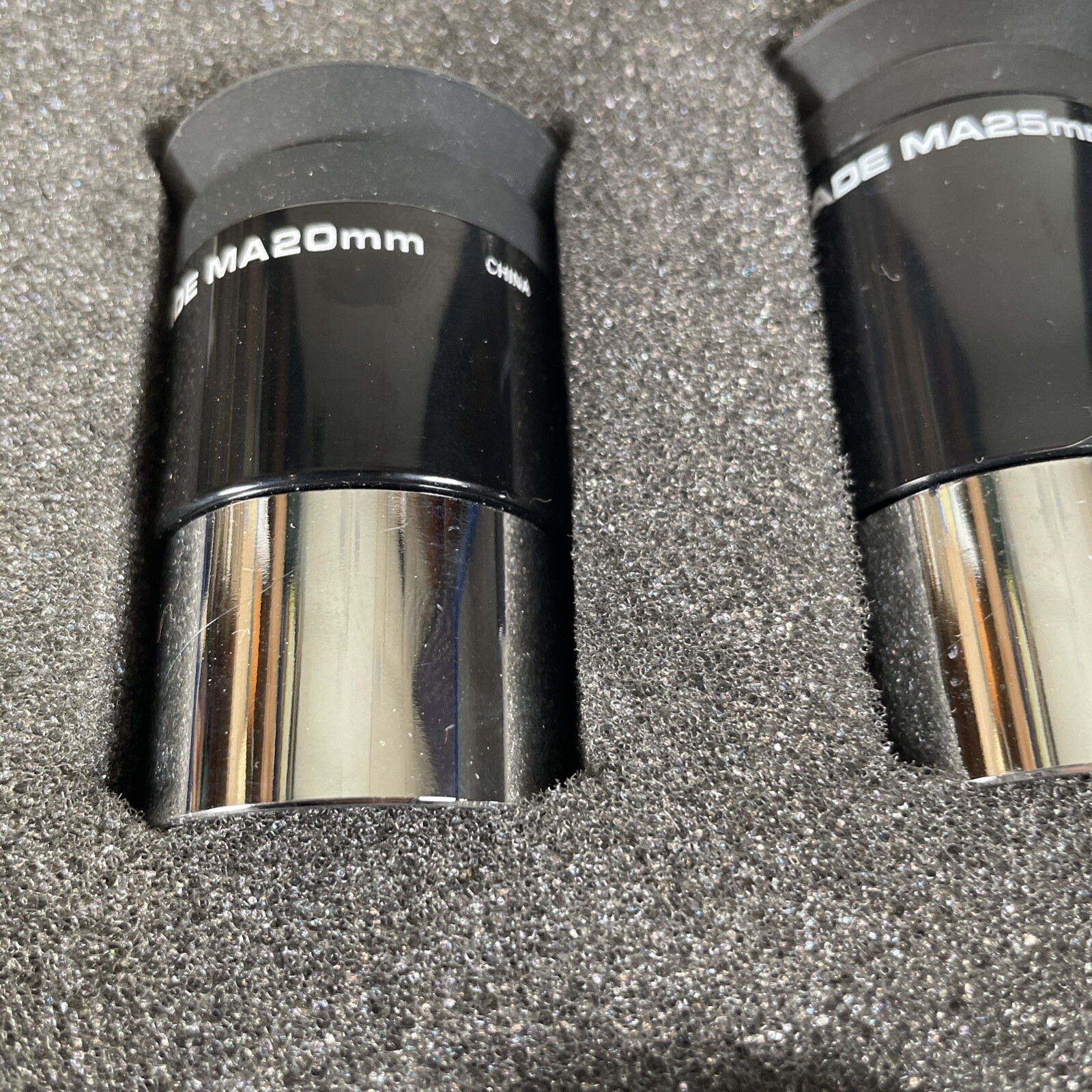 Set of 5 Meade Telescope Eyepiece Set 6 12 17 20 25 mm W/ Case eBay
