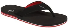Volcom Victor Sandal - Black / Red - New