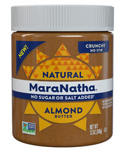Maranatha Natural Crunchy Almond Butter, No Stir , 12 Ounce