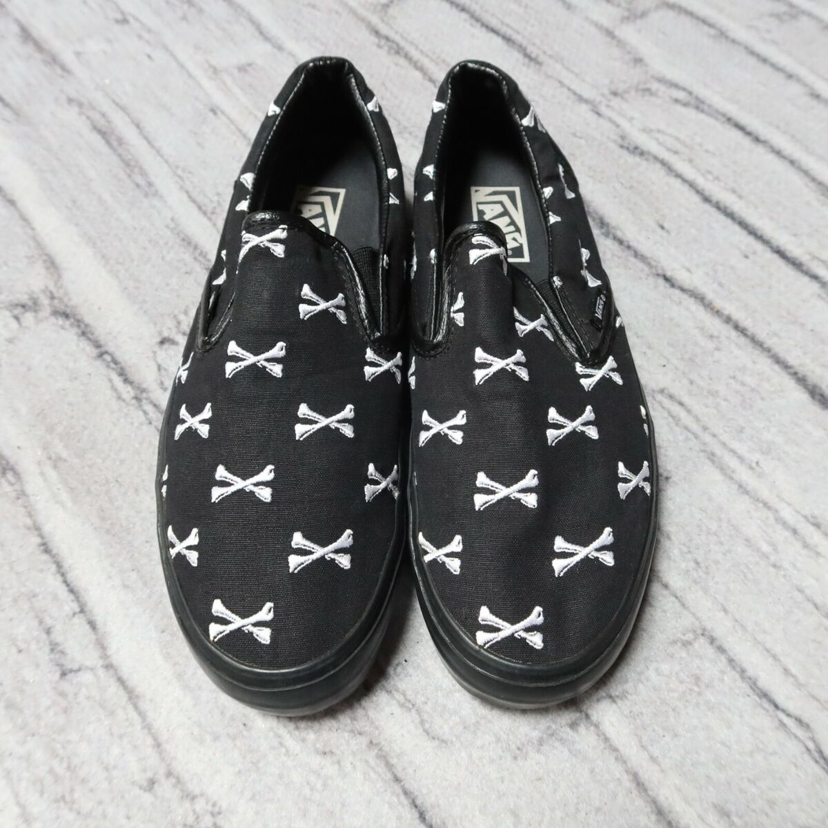 Vintage Vans Syndicate x WTAPS Crossbones Slip On Shoes Size Vintage Vans Syndicate x WTAPS Crossbones Slip On Shoes Size