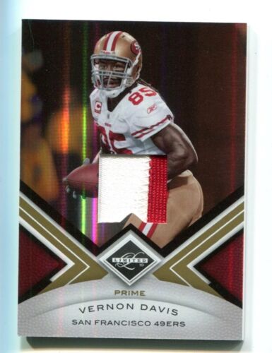 Vernon Davis 2010 Panini Limited Prime #84 2 Color Patch 2/50 49ers 44577 - Picture 1 of 1