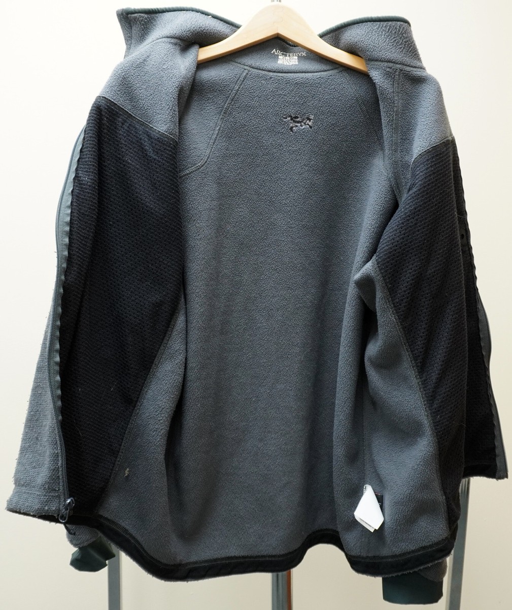 Arc'teryx Polartec Jacket Mens CA#34438 Size XL Gray Jacket Arc'teryx Polartec Jacket Mens CA#34438 Size XL Gray Jacket