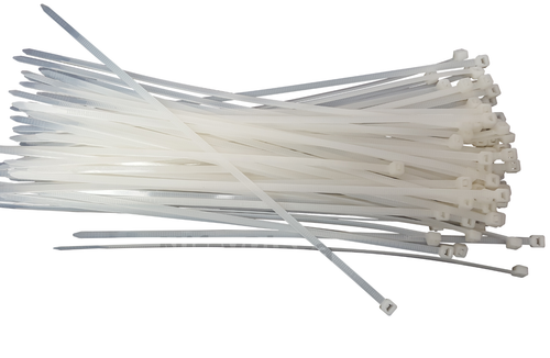 Bridas de cable NiftyPlaza de 8 pulgadas, resistente, 75 libras, envoltura de plástico de nailon con cremallera - Imagen 3 de 9