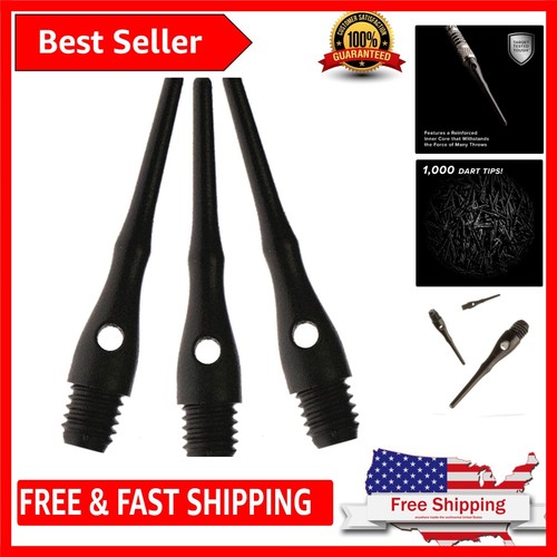 Reliable 2BA Thread Tufflex III Soft Tip Dart Points - 1000 Pack for All Players