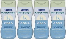 Coppertone Zinc Oxide Sunscreen Pure & Simple 100% Mineral SPF50 6 oz (YOU PICK)