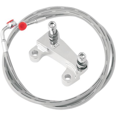 RC Components Front Caliper Adapter Bracket Kit - Chrome - HD12378C