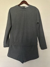 ZARA Trafaluc Gray Jumpsuit Romper With Shorts Women Size Small