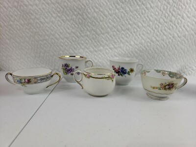 Lot of 5 Assorted brands Tea cups
