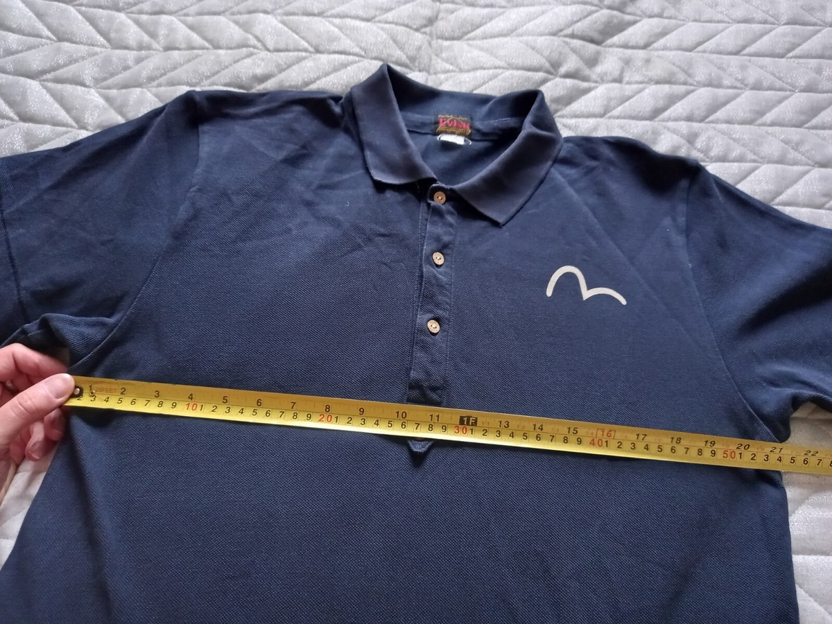 EVISU JEANS POLO SHIRT szXL SKATE/STREET/VINTAGE/90S | eBay