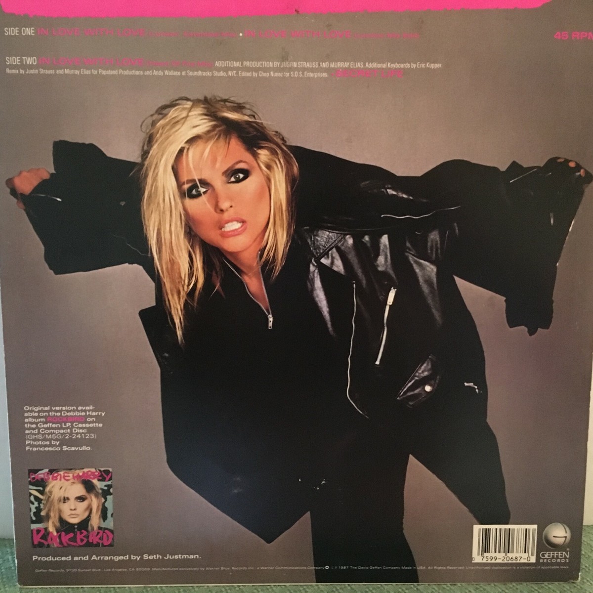 ◆Blondie◆Debbie Harryのサイン入りLP blondie-atomic-12-single-