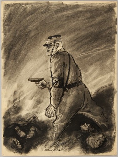 WWII Anti-Nazi Drawings Made in Germany by Jewish Artist Schleifer USB Drive - Picture 7 of 7