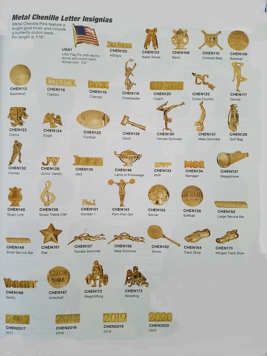 Pins For Letterman Jackets Football