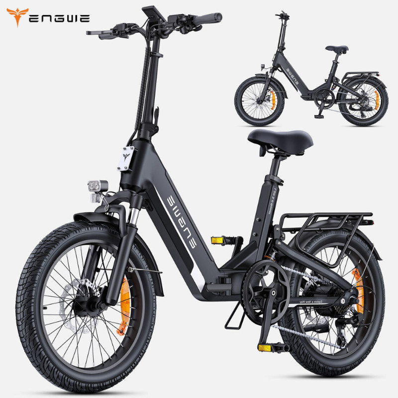 ENGWE L20 3.0 BOOST 250W Bicicleta Eléctrica 20'' Plegable Bicicleta 15MPH 75Nm