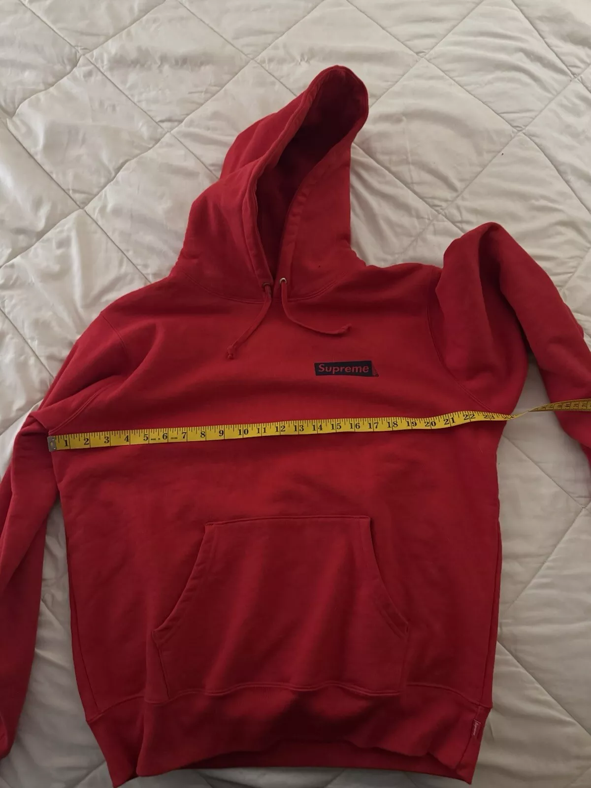 Sweat à capuche Supreme « F You » taille M couleur rouge
