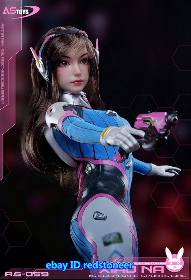 Overwatch D.VA Ejército Unidad de Movilidad Especial 1/6 Mujer Figura de Acción Modelo ASTOYS Foto 2 de 4