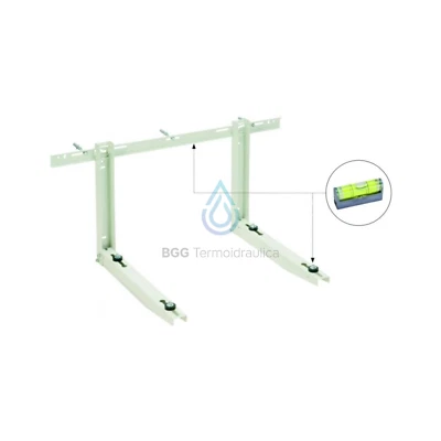 CLIMA FIX STAFFA UNIVERSALE PER CONDIZIONATORI 95 KG MAX CON BOLLA LIVELLO X BTU 9/12