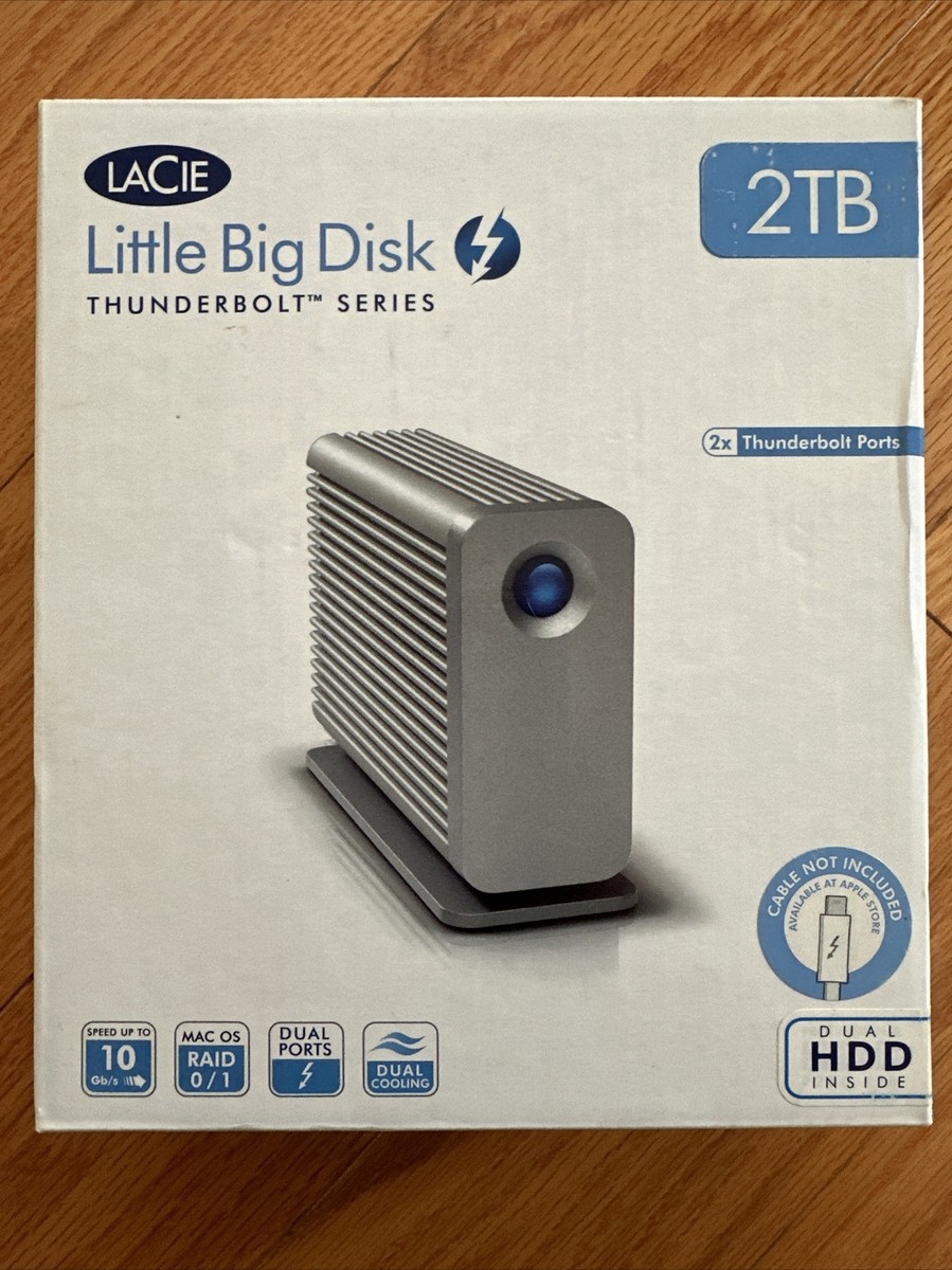 LaCie Little Big Disk Thunderbolt 2TB - External Hard Drive 