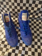 RJS RACING SFI 3.3/5 DRIVING SHOES BLUE MID TOP MENS SIZE 13 IMSA SCCA IHRA NHRA
