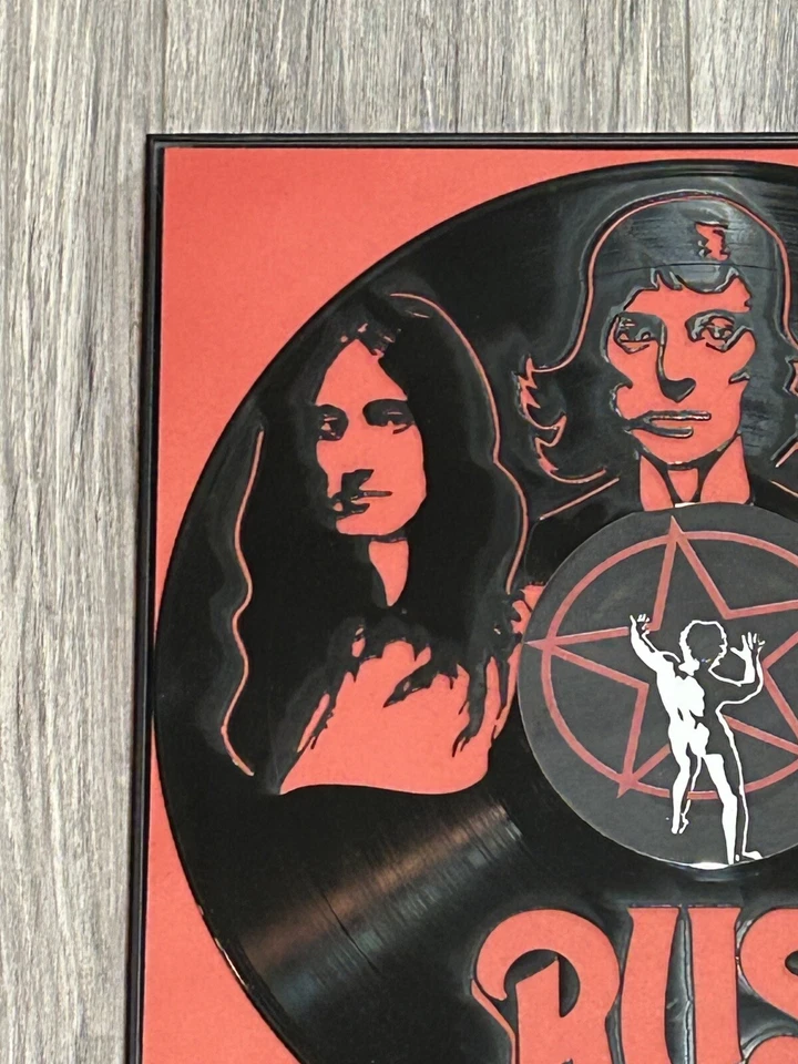 RUSH Faces Corte Láser VINILO LP DISCO ARTE CORTE ÁLBUM ARTE Foto 2 de 4